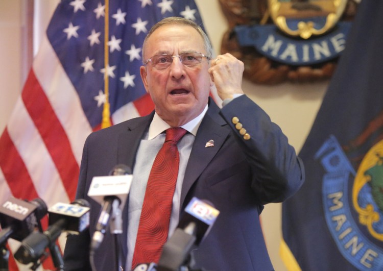 The white supremacist violence that erupted in Virginia on Saturday is that state's problem, Gov. LePage said Tuesday, in a statement that gravely downplayed the extent of racism in Maine.