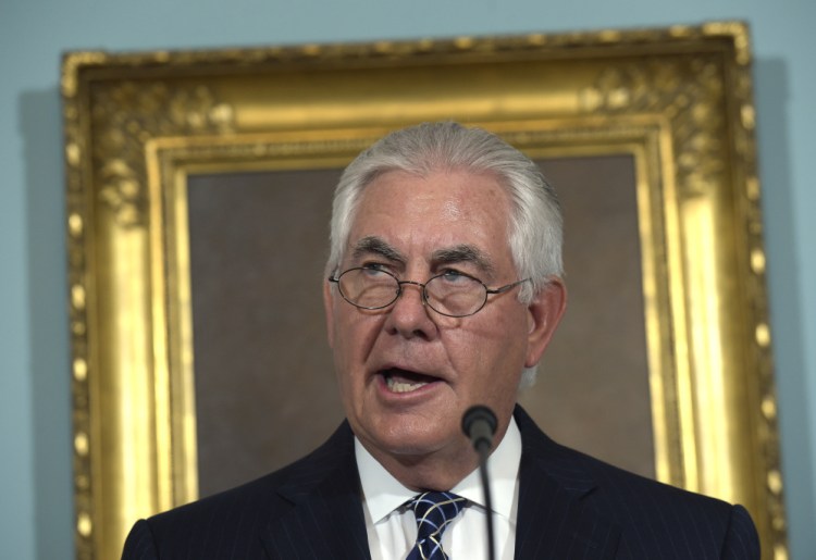 Secretary of State Rex Tillerson Friday condemned hate speech and bigotry as un-American and antithetical to the values the U.S. was founded on and promotes abroad. In his most extensive comments on race and diversity since last weekend's violence in Charlottesville, Va., Tillerson called racism "evil."