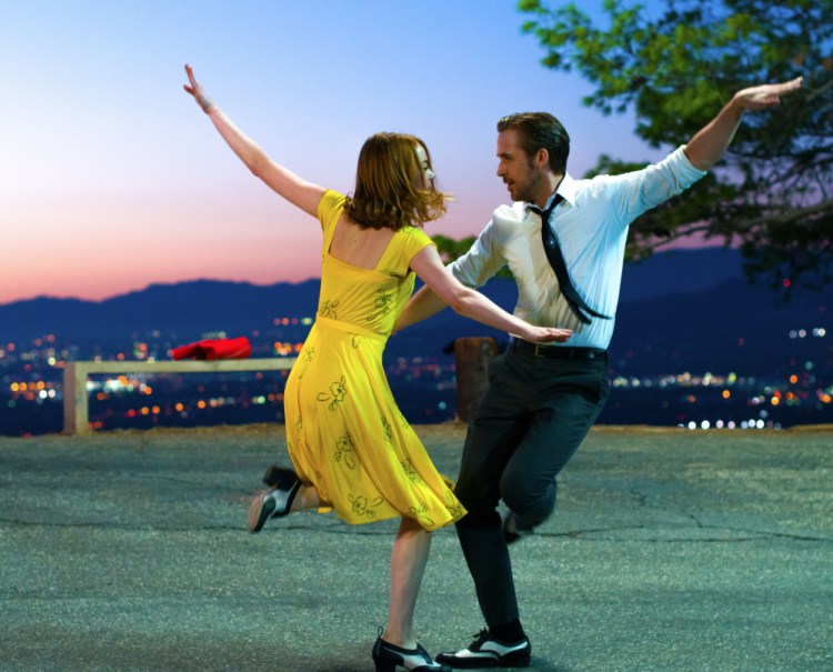 Emma Stone and Ryan Gosling in "La La Land," for which Justin Hurwitz, 32, won the Oscar for best film score.