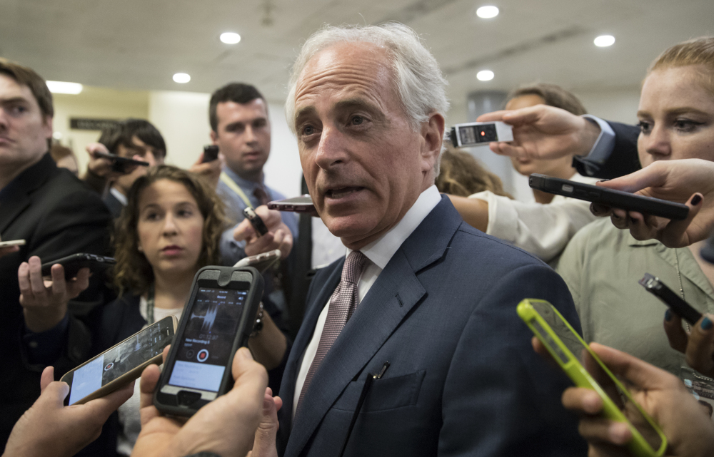 Sen. Bob Corker, R-Tenn., a foreign policy ally of the Trump White House, delivered sharp criticism of Trump last week, saying the president "has not yet been able to demonstrate the stability nor some of the competence that he needs to" in dealing with crises.