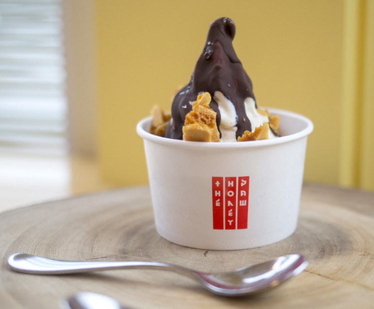 The caramelized honey soft serve has been on The Honey Paw's menu since day one.