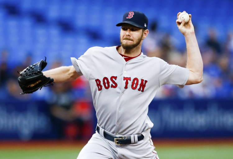 Boston’s Chris Sale struck out 11 Tuesday, including the 1,500th of his career in the second inning. He reached the milestone in 1,290 innings, quicker than any other pitcher. Kerry Wood did it in 1,303 innings.