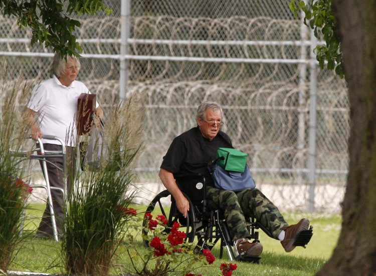 Former Speaker of the House Dennis Hastert reports to the Federal Medical Center in Rochester, Minn., on June 22, 2016, to begin serving a sentence in a hush money case. Federal Bureau of Prisons records list his release date as Wednesday. 