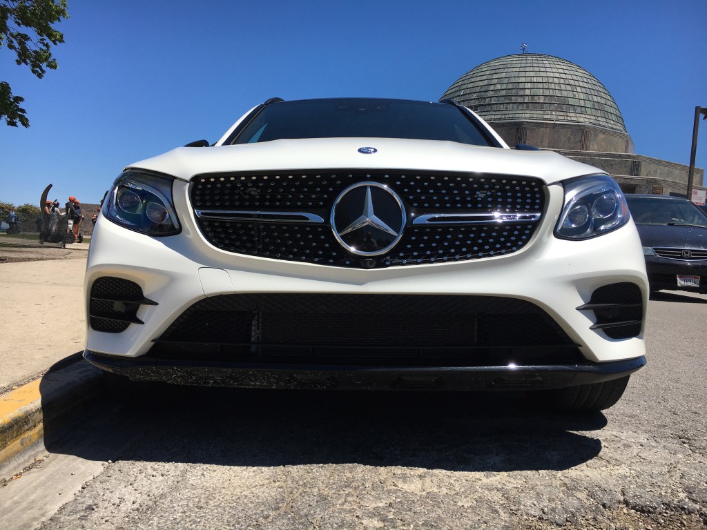 The 2017 Mercedes-AMG GLC43 is powered by a 3-liter biturbo V-6 engine and 9-speed automatic transmission to all wheels. 