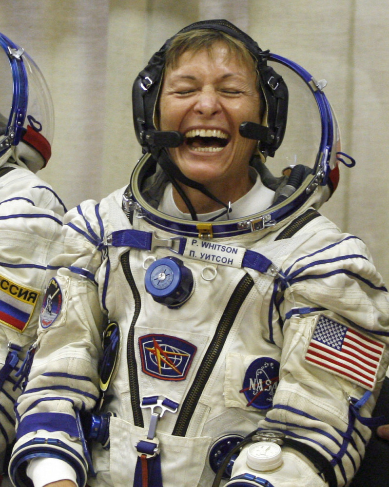 Peggy Whitson is due back on Earth after spending 9½ months in space.