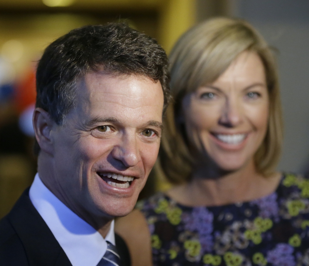 David Trott, with his wife Kappy, is one of a growing number of House Republicans who will not seek re-election despite the party controlling government.