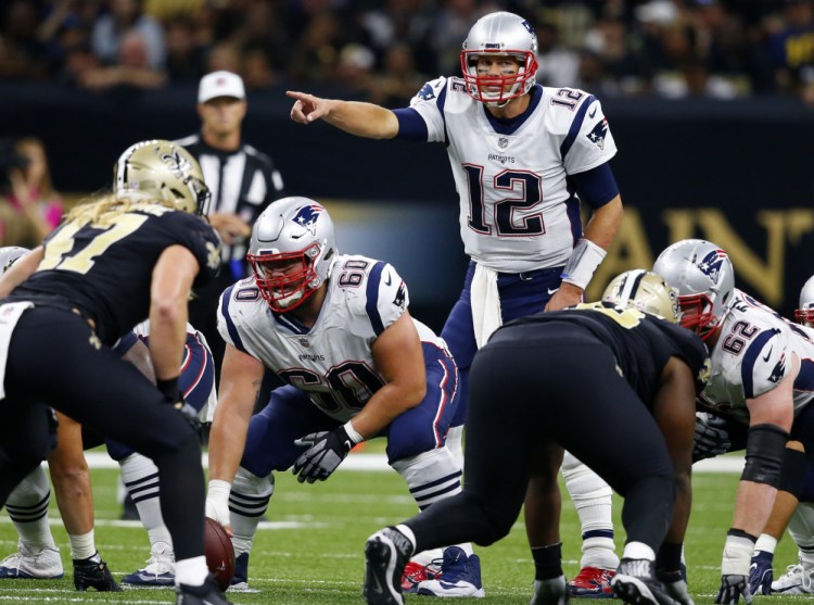 Tom Brady struggled in the season opener against the Chiefs, but he looked as good as ever Sunday against New Orleans, passing for 447 yards and three touchdowns.