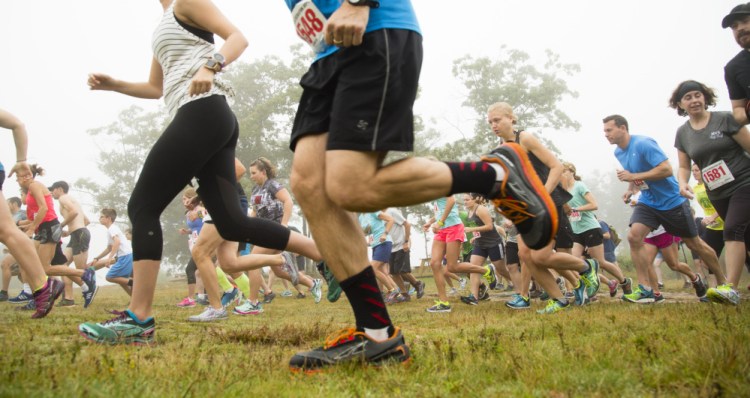 Running on trails, including the Mt. Agamenticus Trails Challenge, allows competitors to work a variety of leg muscles and not the same ones repeatedly, as on the roads.