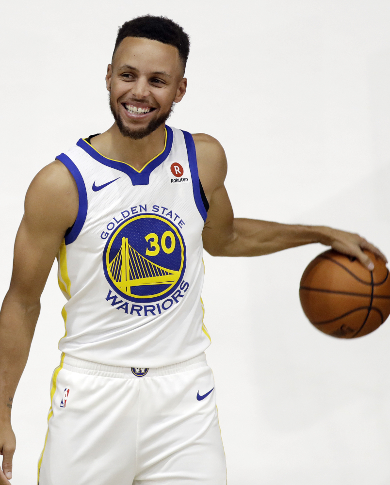 NBA champion Golden State Warriors' Stephen Curry.