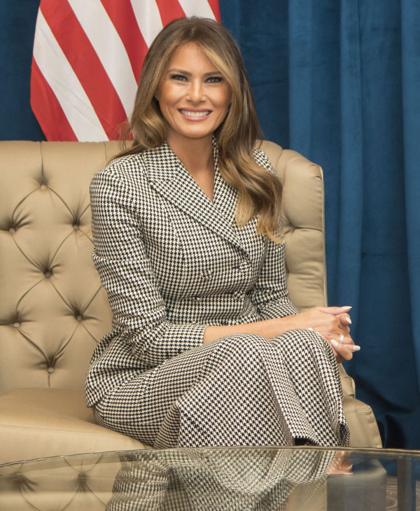 Melania Trump holds a bilateral meeting ahead of the 2017 Invictus Games in Toronto, Canada, Saturday.
