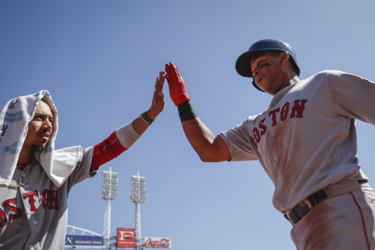 Red Sox' Mookie Betts bowls perfect game at the World Series of