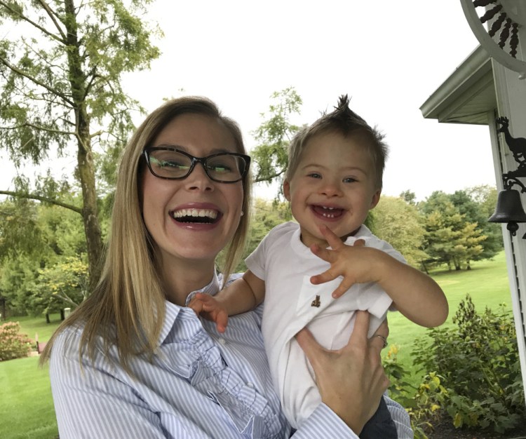 Kelly Kuhns of Plain City, Ohio, says her son, Oliver, leads "a pretty normal life" despite Down syndrome that was diagnosed in utero. She wants Ohio to prohibit abortions by pregnant women after a positive test for the syndrome.