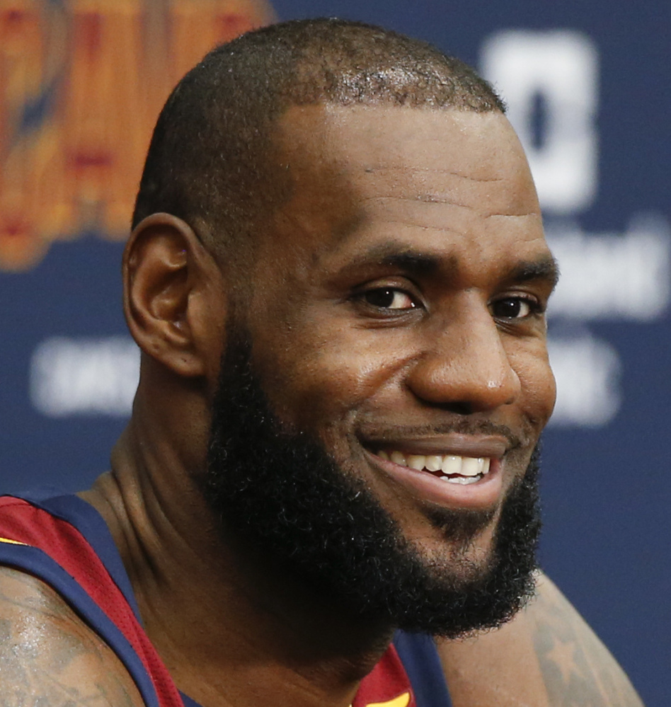 LeBron James criticized President Trump on Monday for his remarks about protests during the national anthem.