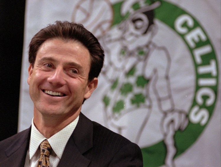 Rick Pitino was all smiles when introduced as coach/general manager/president of the Boston Celtics in 1997. Turned out he couldn't take the city, which also had had enough of him.