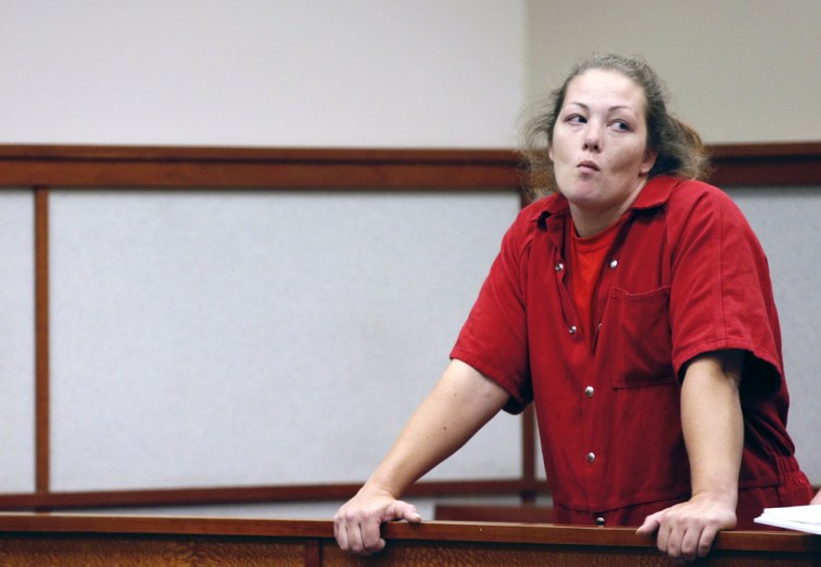 Natasha Field, 32, was granted $2,500 bail during a hearing Friday in Portland. Field is accused in a hit-and-run that killed a pedestrian, Sharon Crawford, 51, of Westbrook.