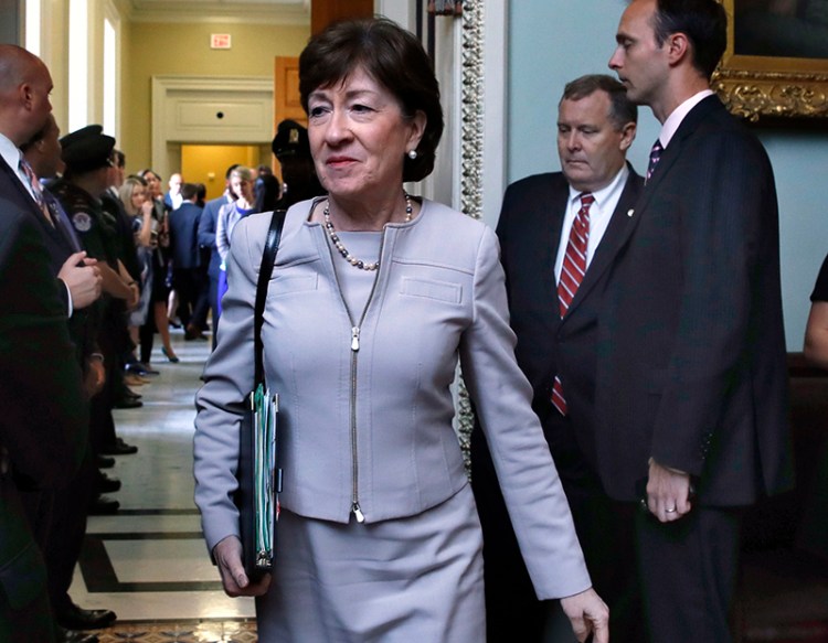 Sen. Susan Collins, R-Maine, will announce next week whether she will run for governor of Maine.