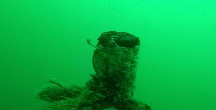 The well-preserved wreck of a World War I German submarine found off the Belgian coast.