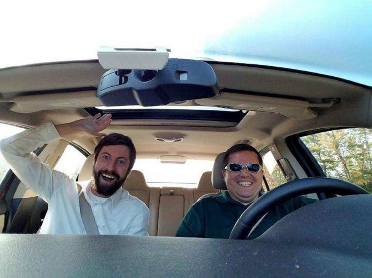 Ben Connors carpools with his colleague Jeff Allen 45 minutes to and from work each day.