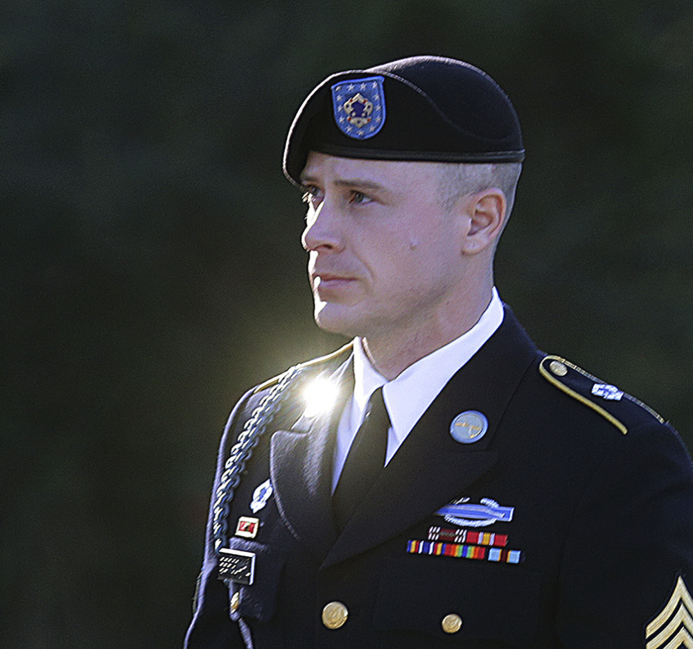 Army Sgt. Bowe Bergdahl, seen at Fort Bragg, N.C., in January 2016