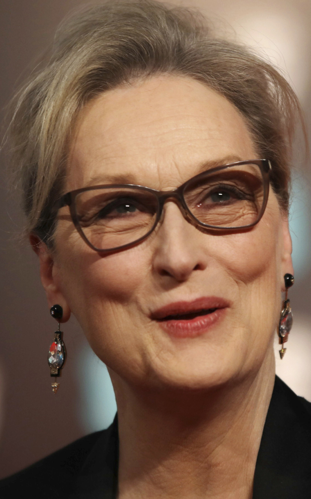 Actresses Meryl Streep and Judi Dench, below, were among those speaking out Monday about Harvey Weinstein.
