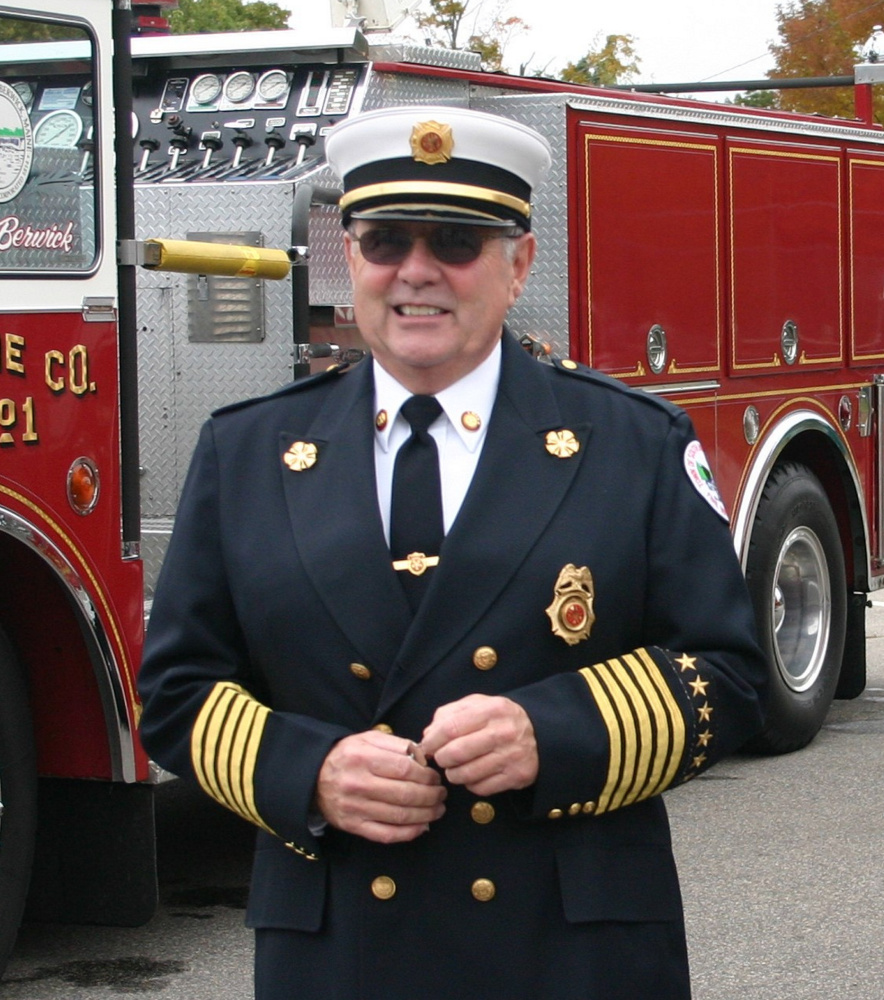 George Gorman, who died Saturday at 75, made his last fire call in June to the Sanford mill fire. He was remember- ed for being fiercely loyal to the department and the firefighters.
Family photo