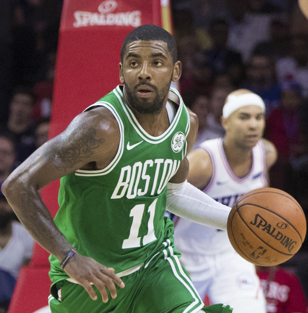 The Celtics couldn't stop Kyrie Irving when they faced the Cavaliers in last season's Eastern Conference finals. Now they hope the same holds true for Cleveland, as Irving makes his debut with the Celtics.