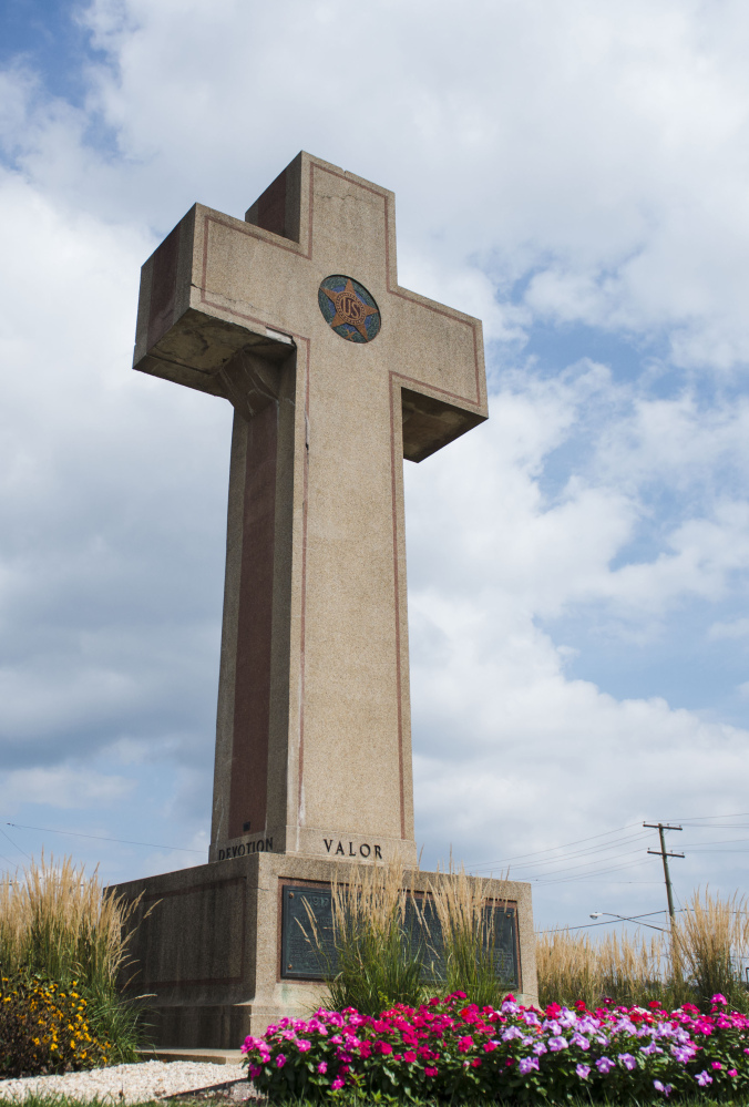 Built in memory of the 49 men of Prince George's County, Md., who died in World War I, the Peace Cross stands 40 feet tall.