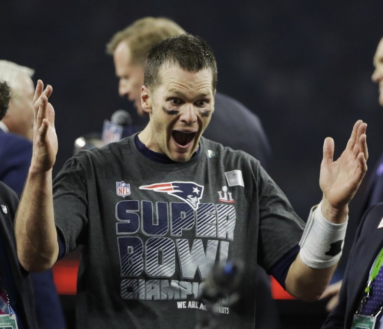 After engineering a most improbable victory last Feb. 5 in Houston, Pats quarterback Tom Brady could turn his back on NFL Commissioner Roger Goodell.