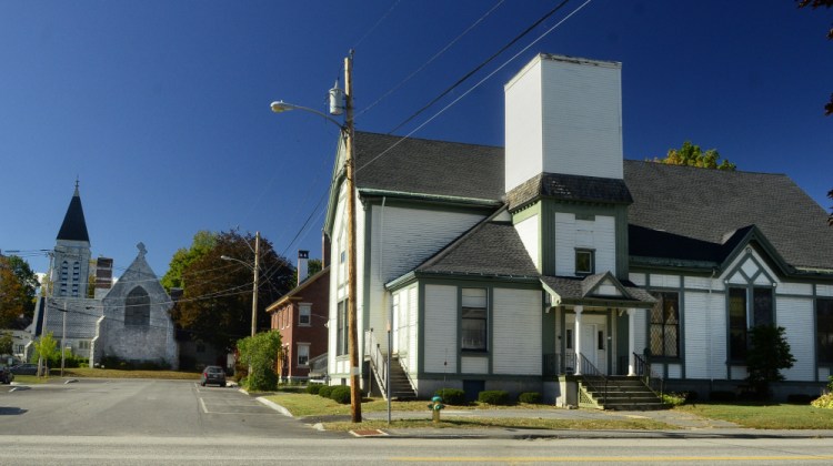 The former Elim Christian Fellowship church at the corner of Oak and State streets could become home to a winter farmers market, if the Augusta Planning Board allows a zone change.