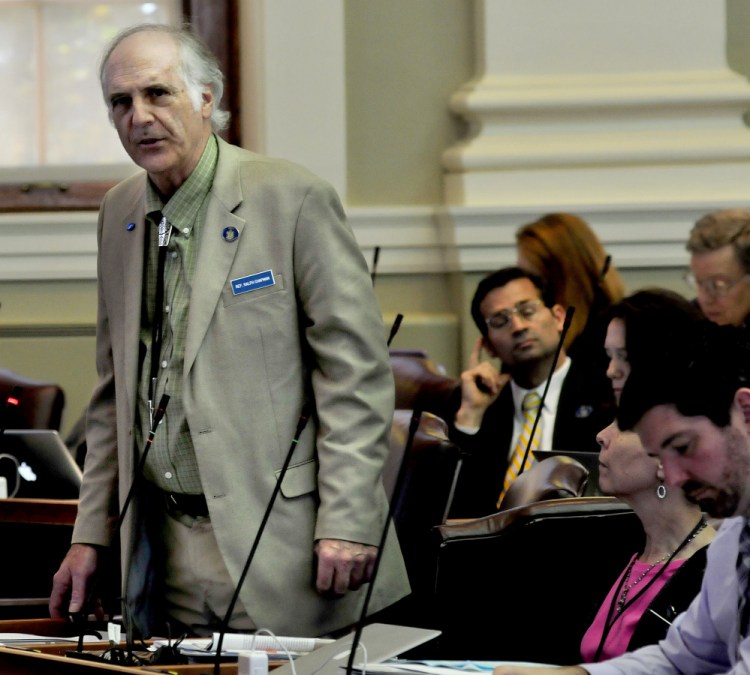Rep. Ralph Chapman, a Green Independent from Brookesville, spoke at length on the ranked-choice voting measure discussed during Monday's special session of the Legislature.