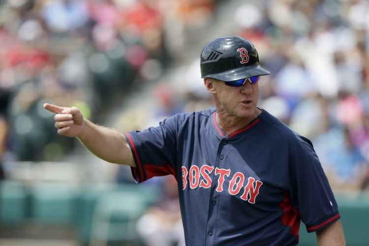 Brian Butterfield, who joined John Farrell's staff when he arrived in Boston as manager before the 2013 season, is moving on the Chicago Cubs. Butterfield, a Maine native, was Boston's third base coach as and is also known as one of the game's best infield instructors. Farrell was fired by the Red Sox two weeks ago.