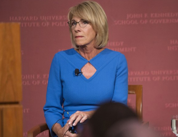 Education Secretary Betsy DeVos is acting on a streamlining directive by offering buyouts to workers in the student-aid arm of her department.