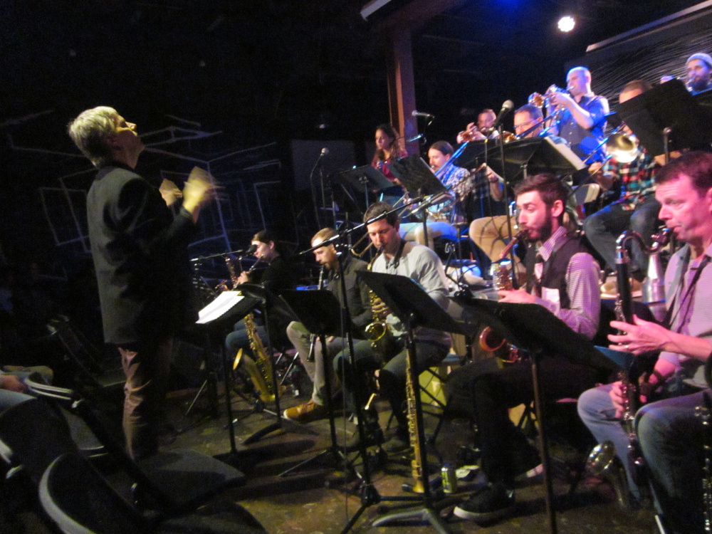 Frank Carlberg and OurBigBand perform "Monk Dreams, Hallucinations and Nightmares" on Friday at Space in Portland.