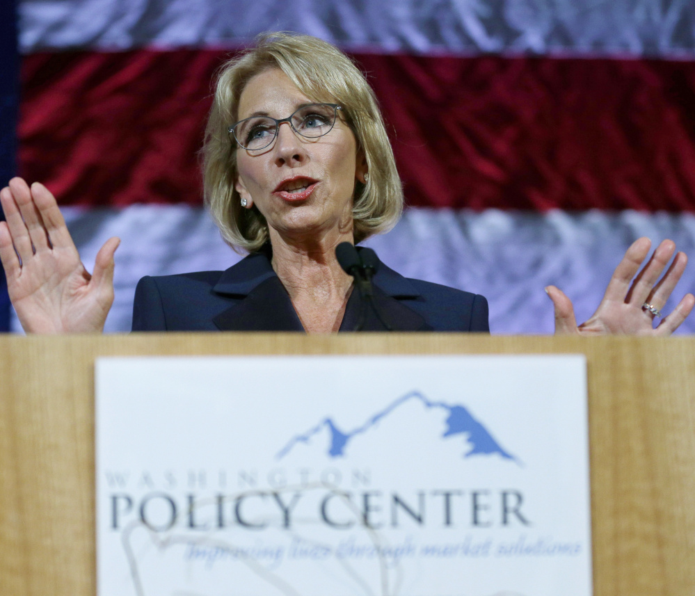 Education Secretary Betsy DeVos is reported to be working on a plan that would grant students defrauded by for-profit colleges only partial debt relief.