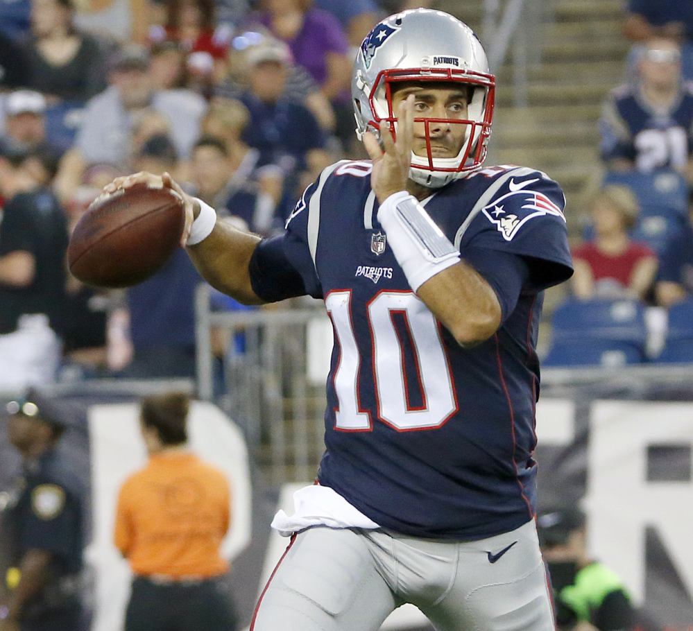 QB Jimmy Garoppolo is going to be a free agent after this season, and it would not have made much sense for the Patriots to sign him.