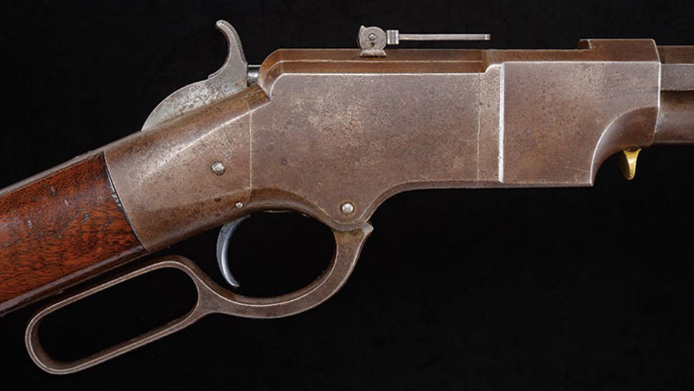 James D. Julia Auctioneers estimates this high condition Winchester Model 1873, a "1 of 1000" lever action rifle, may command a price between $250,000 and $400,000.