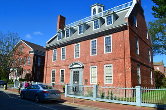 This photo shows the Macphaedris-Warner House in Portsmouth, N.H., that was home to at least eight slaves in the 1700s, including John Jack who would later offer shelter to Ona Judge, a George Washington family slave who escaped to New Hampshire.