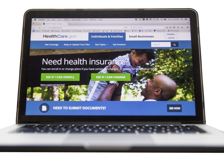 Starting Wednesday through Dec. 15, Americans can sign up for health care coverage on the HealthCare.gov website, shown above. The Trump administration cut the enrollment period for 2018 by half.