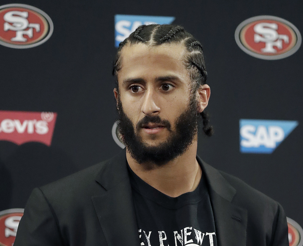 NFL players began kneeling during the national anthem over a year ago – starting with a protest against racism and police brutality by Colin Kaepernick, then quarterback of the 49ers.