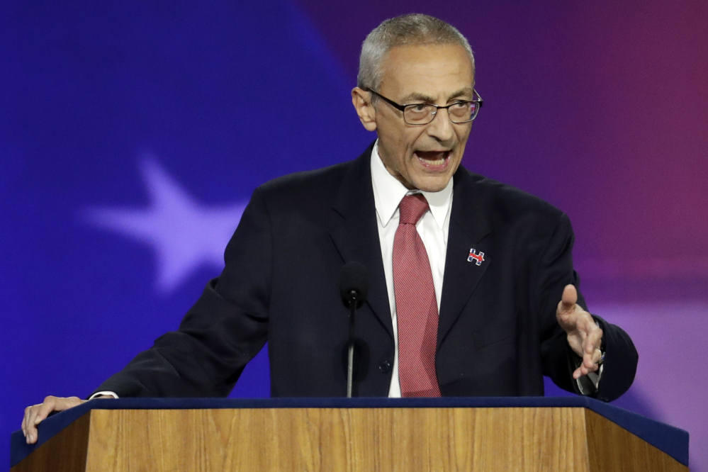 Logs gathered by a cybersecurity company suggest it took the hackers just over a week of work to zero in on and penetrate the personal Gmail account of Clinton campaign chairman John Podesta, shown here in 2016.