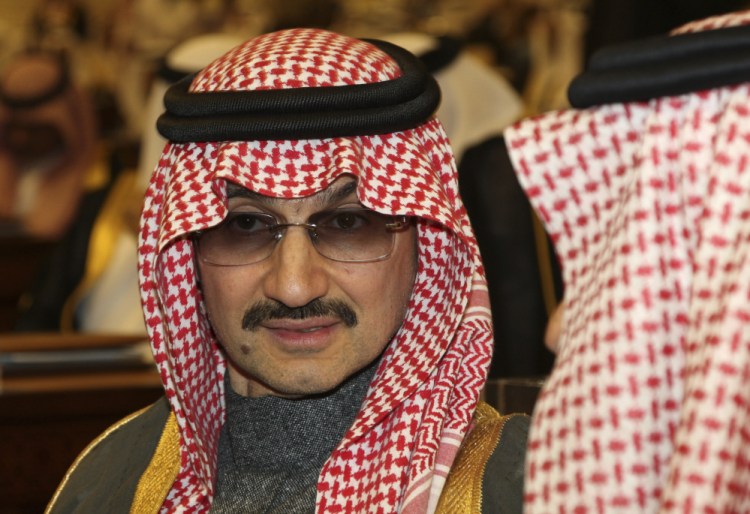 Saudi billionaire Prince Alwaleed bin Talal al-Saud, shown in 2010, reportedly was among those detained overnight Saturday.