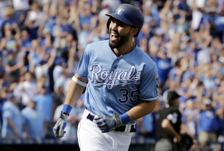 Eric Hosmer wasn't just the heart of the Kansas City Royals when they reached back-to-back World Series, but retained strong numbers when the team slumped. Boston, anyone?