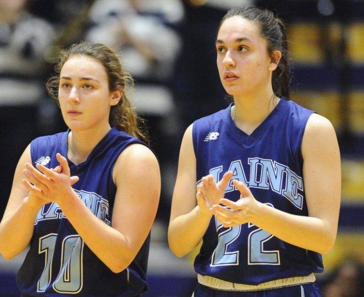 Blanca Millan, right, and Julie Brosseau are among the few returning players for UMaine.