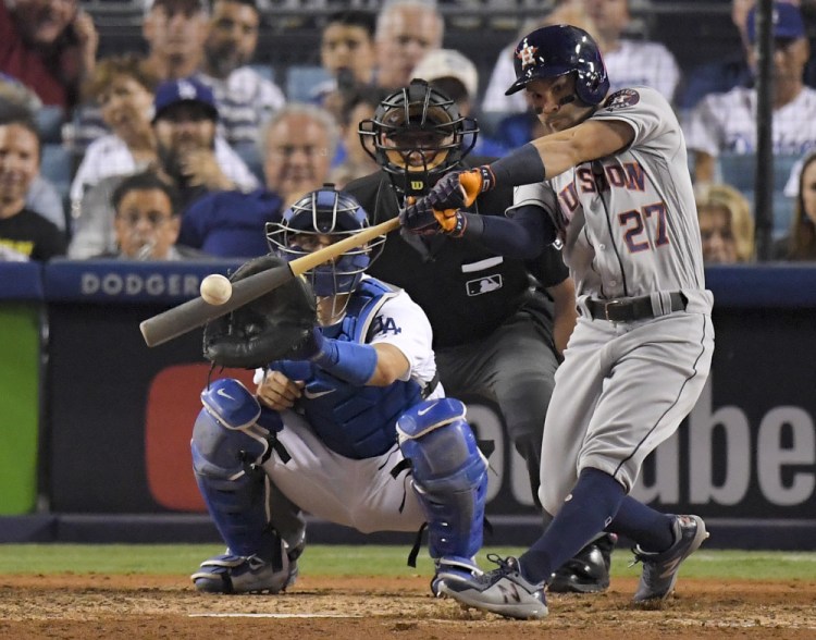 Houston's Jose Altuve was named the MVP of the American League Thursday, bating out Aaron Judge of the Yankees by a wide margin.