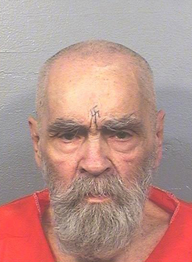Charles Manson, photographed Aug. 14 by the California Department of Corrections and Rehabilitation, was ill but still alive Thursday, said a spokeswoman for the corrections department.