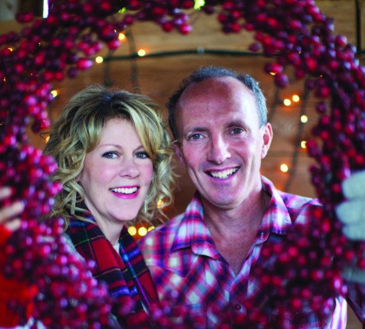 Natalie MacMaster and Donnell Leahy perform on Dec. 6 at the Camden Opera House.