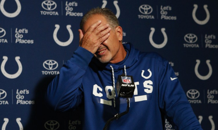 Remember Deflategate? Well, Chuck Pagano and the Indianapolis Colts lost that game decisively to the New England Patriots in the AFC final following the 2014 season, and haven't done a whole lot of anything since then. So if Pagano joins the list of coaches seeking employment elsewhere soon, well, don't be all that surprised.