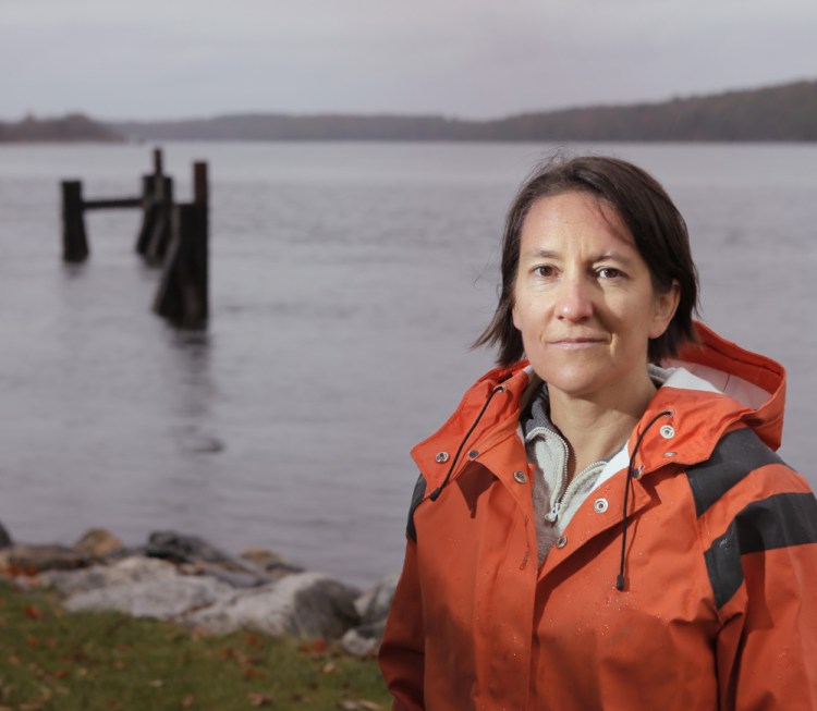 Pictured in Bath, Susie Arnold, a marine scientist at the Rockland-based Island Institute, is one of the leaders of the Maine Ocean and Coastal Acidification Partnership, a volunteer effort.