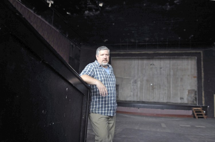 Mike Miclon stands in the main theater of Johnson Hall in this September 2016 photo. The tax credit program that applies to the theater's renovation may be reduced or eliminated in the Republican tax plan.