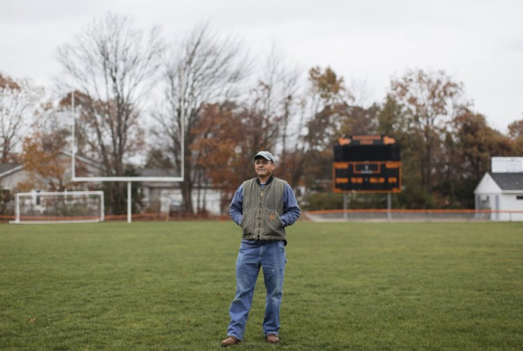As president of the Waterhouse Field Association in Biddeford, Jim Godbout led the charge to renovate the field. "I wanted the kids to have a safe space to play their fall sports," Godbout said. It is just one of the many ways he finds to give back to his community.